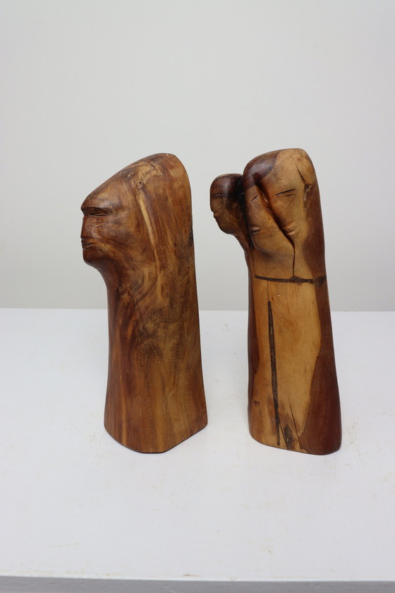 Image 1 of Secrets de l'âme, sculptures en bois