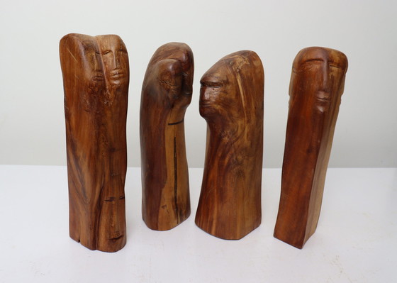 Image 1 of Secrets de l'âme, sculptures en bois