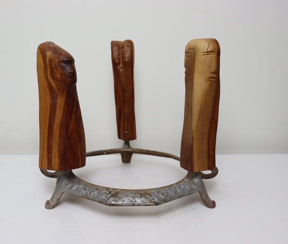 Image 1 of Secrets de l'âme, sculptures en bois