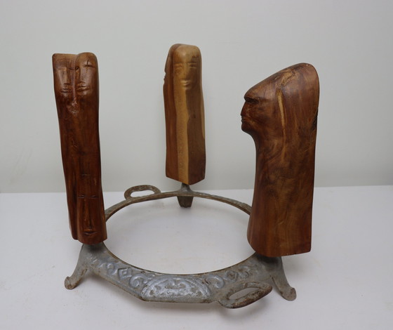 Image 1 of Secrets de l'âme, sculptures en bois