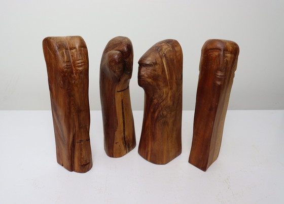 Image 1 of Secrets de l'âme, sculptures en bois