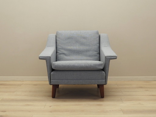 Fauteuil gris, Design danois, 1960S, Production : Danemark