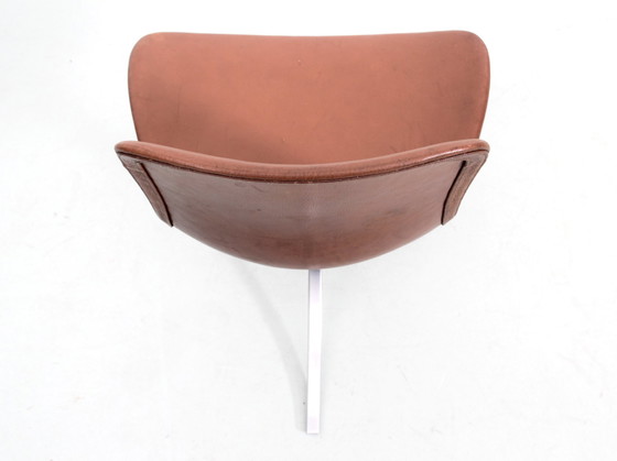 Image 1 of Suite De 4 Chaises Scandinaves Modele Pk9 Édition Originale K. Christiansen