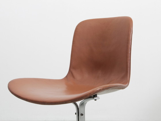 Image 1 of Suite De 4 Chaises Scandinaves Modele Pk9 Édition Originale K. Christiansen