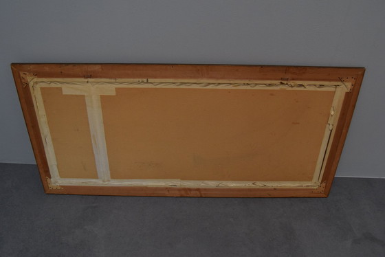 Image 1 of Miroir mural en bois Art Déco, années 1930.