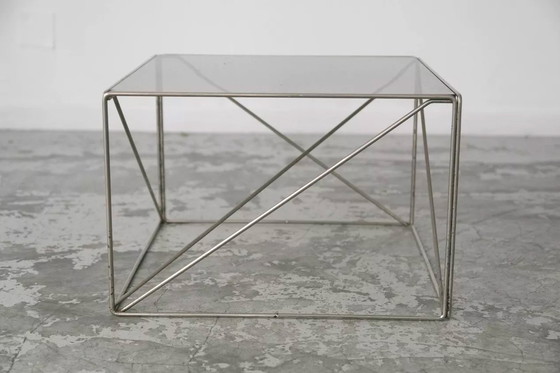 Image 1 of Tables D’Appoint Isocèle Par Max Sauze, Années 70.