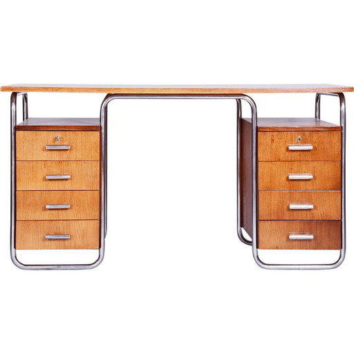 Bureau vintage Bauhaus par Robert Slezak, années 1930