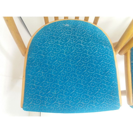 Image 1 of Ensemble de 4 chaises vintage en hêtre par Antonín Šuman pour Ton Bystřice pod Hostýnem, Tchécoslovaquie 1960