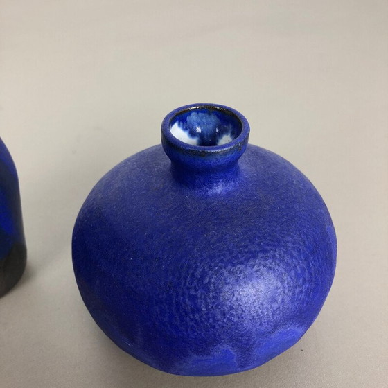 Image 1 of Ensemble de 3 vases d'atelier en céramique vintage par Gerhard Liebenthron, Allemagne 1960