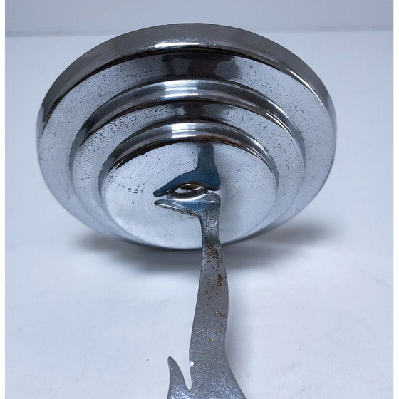 Image 1 of Présentoir à bijoux vintage en métal chromé avec figure féminine, 1960