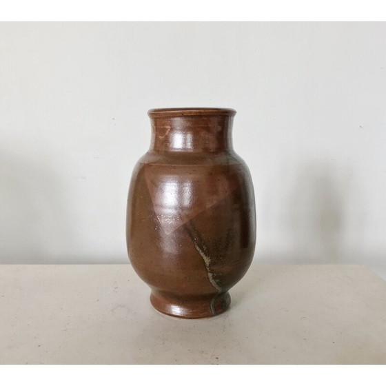Image 1 of Vase vintage en céramique japonaise par Zobel, 1960