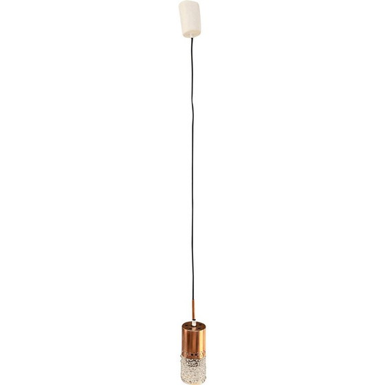 Image 1 of Lampe suspendue vintage par F. Perceny pour Veb Narva Leuchten, Allemagne 1970