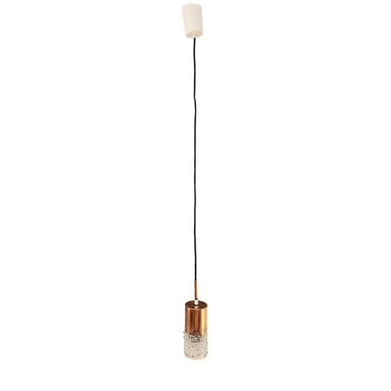 Image 1 of Lampe suspendue vintage par F. Perceny pour Veb Narva Leuchten, Allemagne 1970