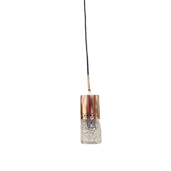 Image 1 of Lampe suspendue vintage par F. Perceny pour Veb Narva Leuchten, Allemagne 1970