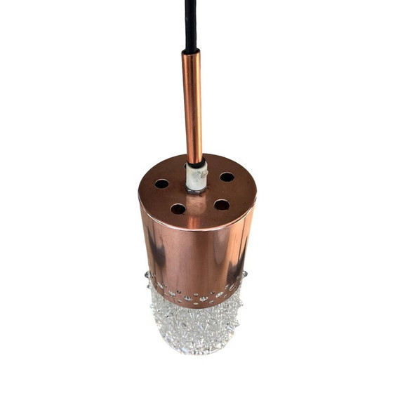 Image 1 of Lampe suspendue vintage par F. Perceny pour Veb Narva Leuchten, Allemagne 1970