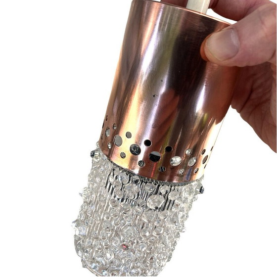 Image 1 of Lampe suspendue vintage par F. Perceny pour Veb Narva Leuchten, Allemagne 1970