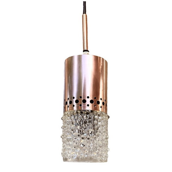Image 1 of Lampe suspendue vintage par F. Perceny pour Veb Narva Leuchten, Allemagne 1970