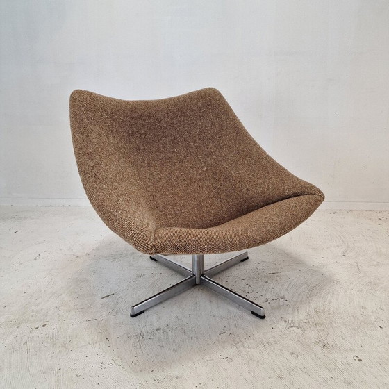 Image 1 of Chaises vintage en laine Oyster par Pierre Paulin pour Artifort, 1965