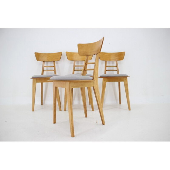 Image 1 of Ensemble de 4 chaises vintage par Ton, Tchécoslovaquie 1980