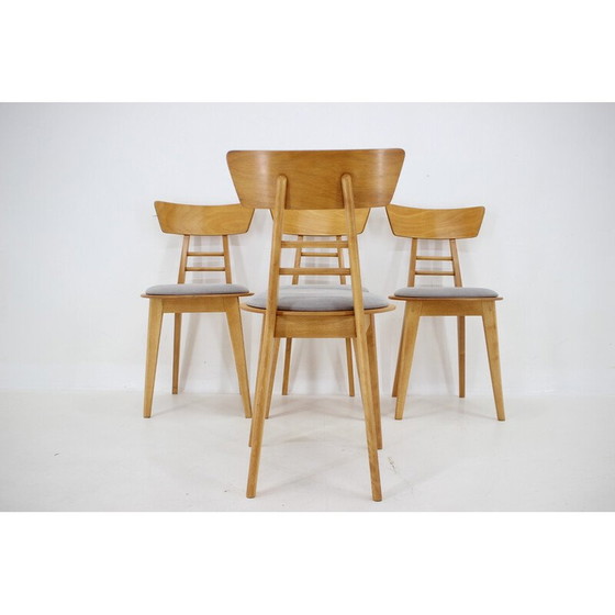 Image 1 of Ensemble de 4 chaises vintage par Ton, Tchécoslovaquie 1980