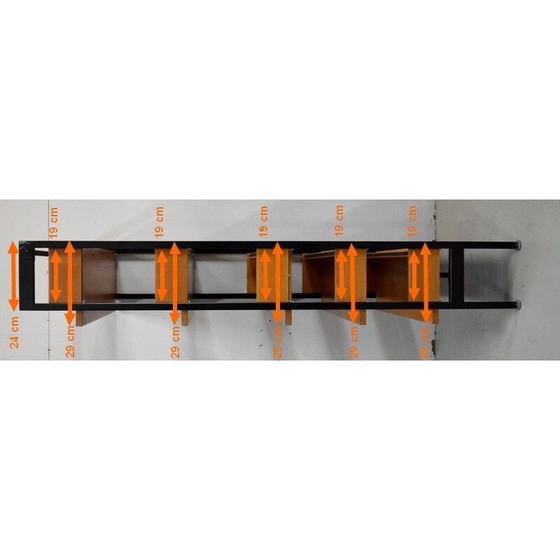 Image 1 of Etagère murale en chêne, 1970