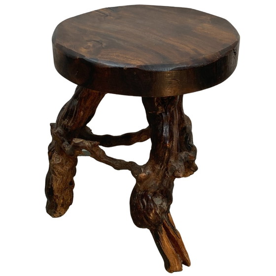 Image 1 of Tabouret en racine de vigne, France, années 1950