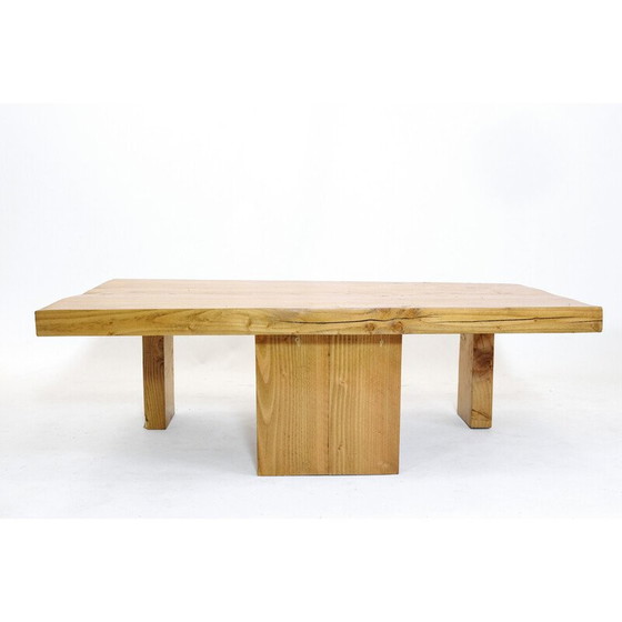 Image 1 of Table basse vintage en pin massif, 1970-1980