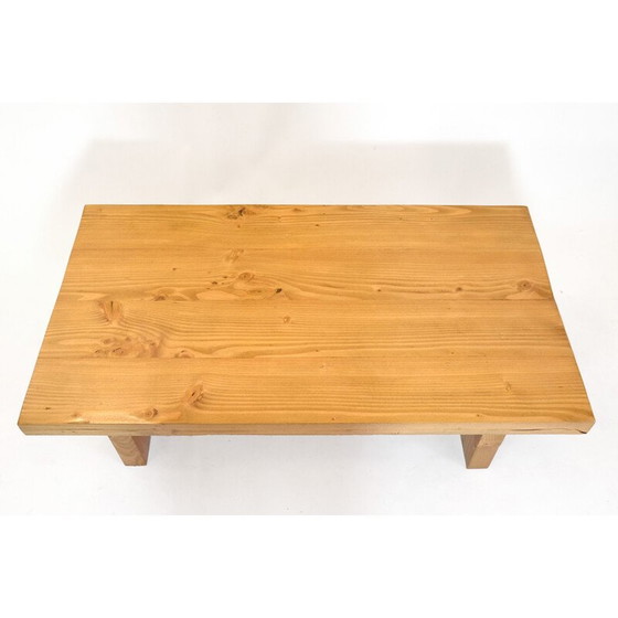 Image 1 of Table basse vintage en pin massif, 1970-1980