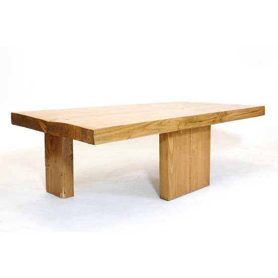 Image 1 of Table basse vintage en pin massif, 1970-1980