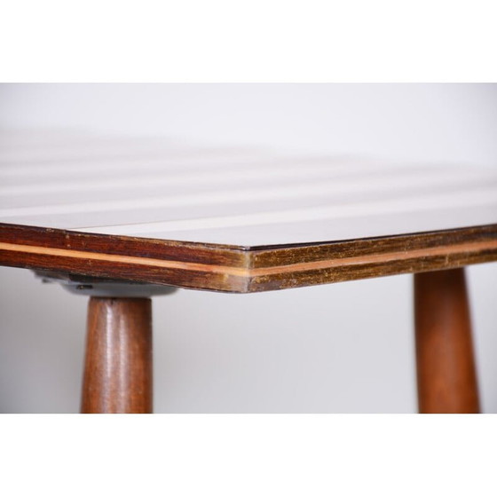 Image 1 of Table en hêtre et formica du milieu du siècle dernier, années 1950