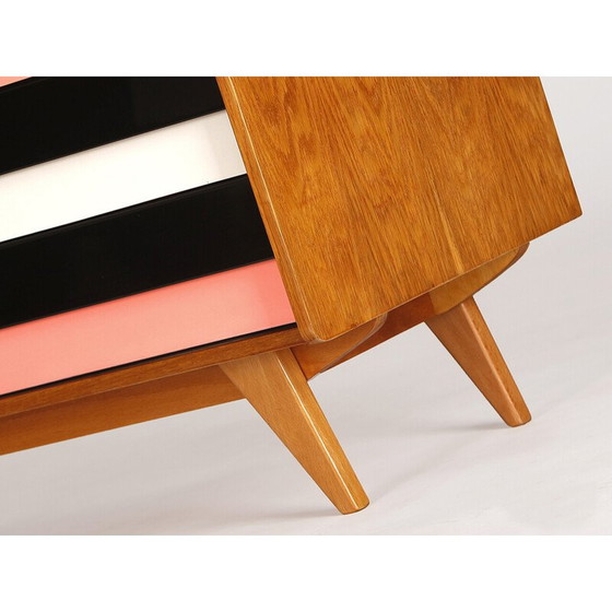 Image 1 of Buffet vintage U 460 avec tiroirs en bois par Jiri Jiroutek pour Interier Praha, Tchécoslovaquie 1960