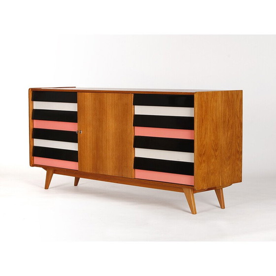 Image 1 of Buffet vintage U 460 avec tiroirs en bois par Jiri Jiroutek pour Interier Praha, Tchécoslovaquie 1960