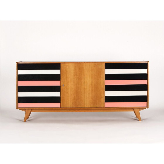 Image 1 of Buffet vintage U 460 avec tiroirs en bois par Jiri Jiroutek pour Interier Praha, Tchécoslovaquie 1960