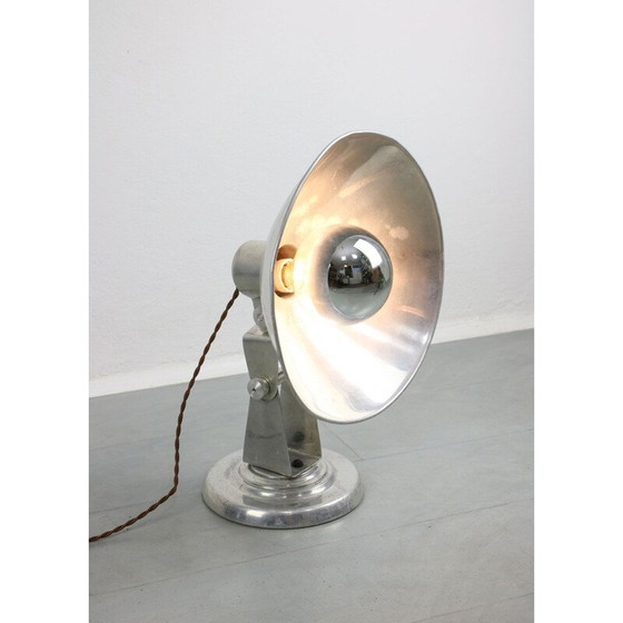 Image 1 of Lampe de table réglable en aluminium, 1950