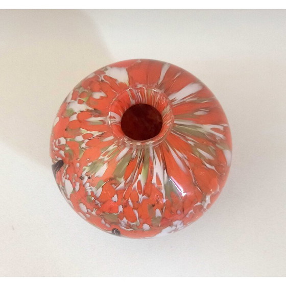 Image 1 of Soliflore en pâte de verre multicolore, 1930