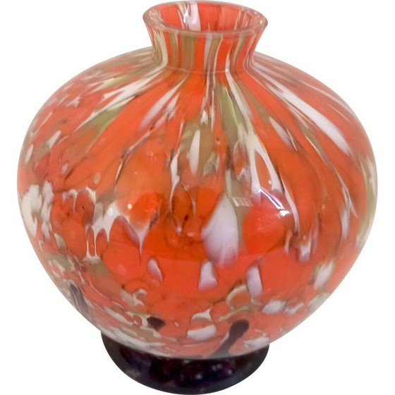 Image 1 of Soliflore en pâte de verre multicolore, 1930