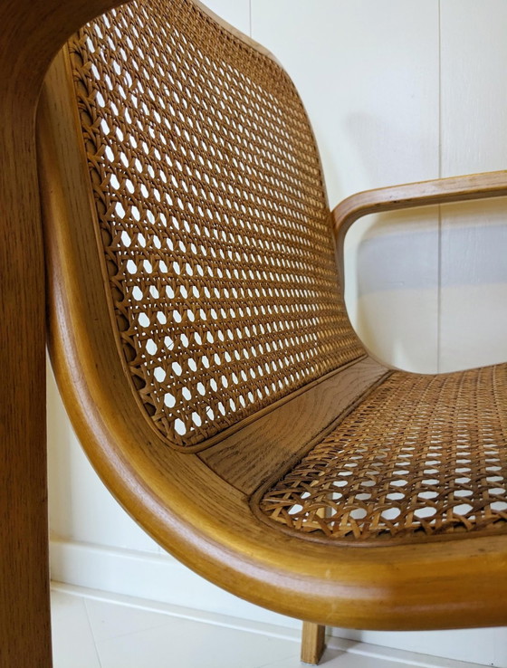 Image 1 of 2X Webbing Design Chair Olivo Pietro, Italie, 1970