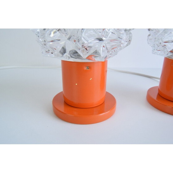 Image 1 of Paire de lampes de table vintage par Kamenický Šenov, 1970