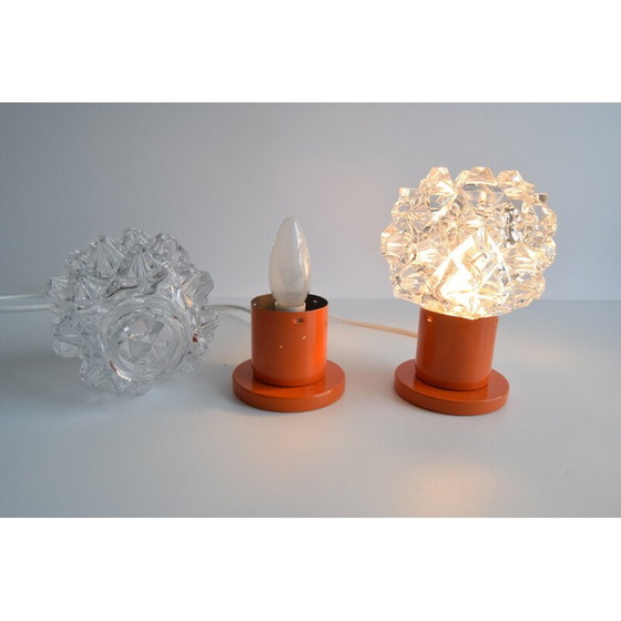Image 1 of Paire de lampes de table vintage par Kamenický Šenov, 1970