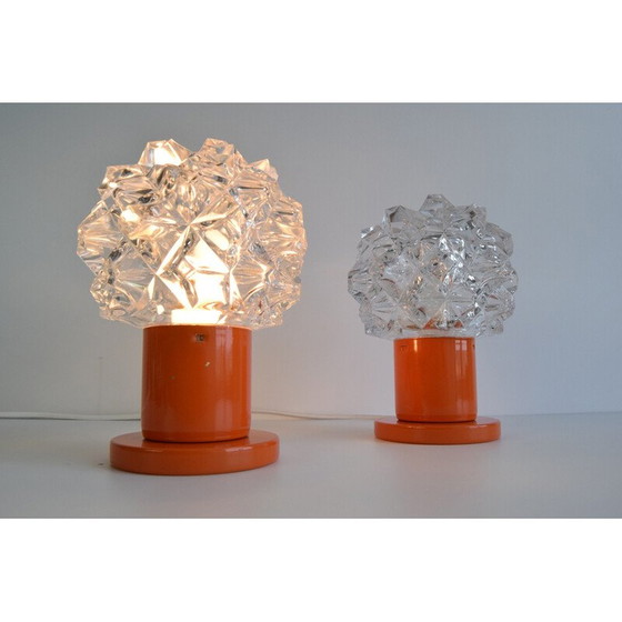 Image 1 of Paire de lampes de table vintage par Kamenický Šenov, 1970
