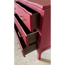 Commode vintage en bois de framboise