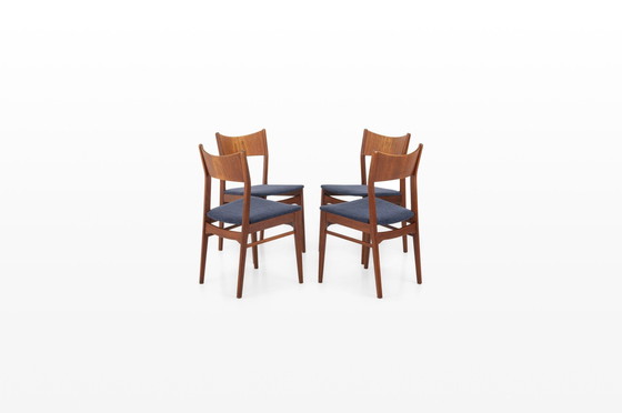Image 1 of 4x Chaises de salle à manger, Danemark, 1960S