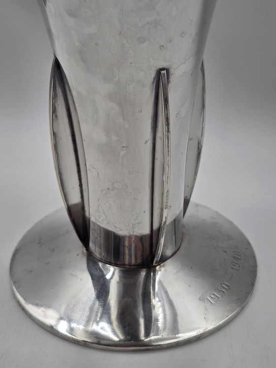 Image 1 of Rare grand vase Wfm Art Deco, plaqué argent