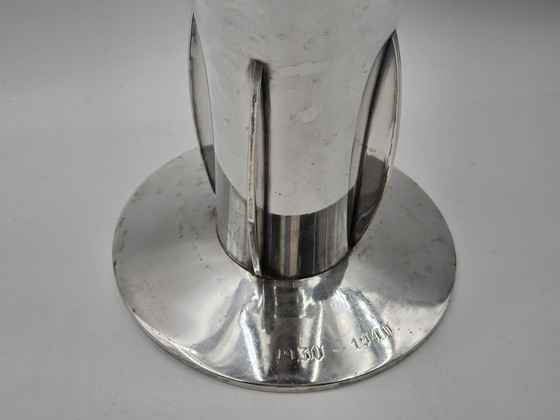 Image 1 of Rare grand vase Wfm Art Deco, plaqué argent