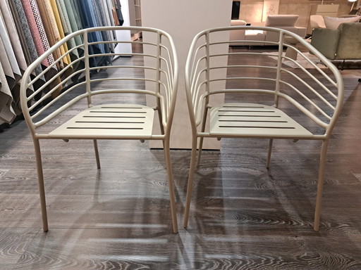 Chaise de salle à manger Cancún avec accoudoirs