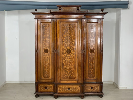 Image 1 of Gründerzeit armoire garde-robe vers 1880