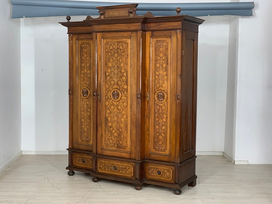 Image 1 of Gründerzeit armoire garde-robe vers 1880