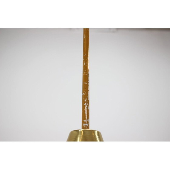 Image 1 of Lampe suspendue vintage en métal et verre pour l'Expo de Bruxelles, Tchécoslovaquie 1960