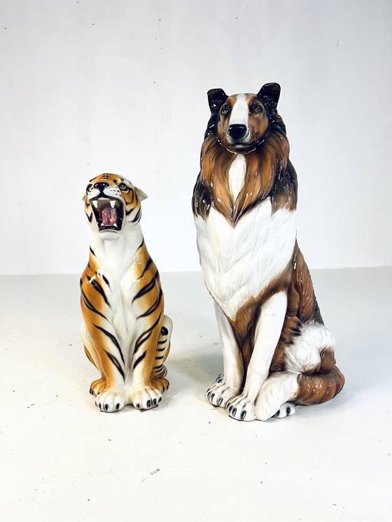 Image 1 of Ceramic Collie, Italie '60