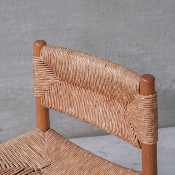 Image 1 of Ensemble de 4 chaises de salle à manger vintage en rotin, Italie années 1960